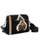 Image #1 - Wrangler Women's Daenery's Winter Southwestern Knitted Crossbody Bag, Black, hi-res