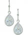 Image #1 - Montana Silversmiths Women's Western Teardrop Earrings, Silver, hi-res