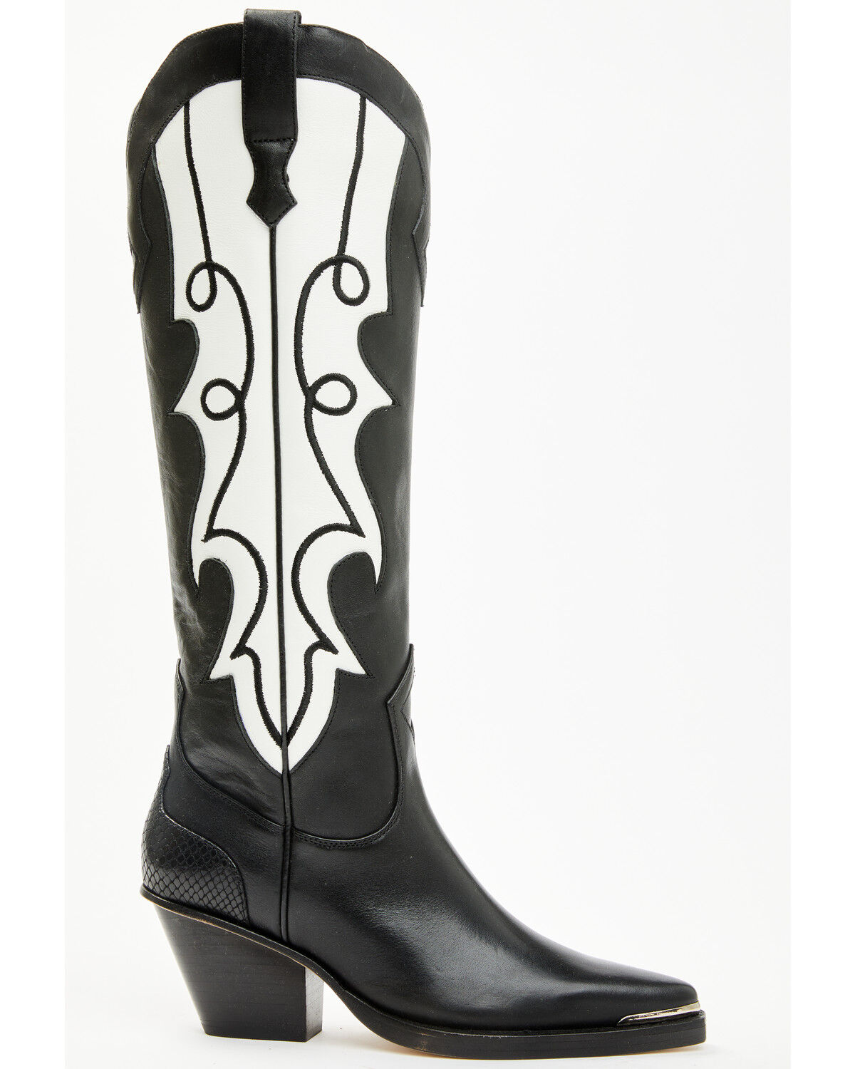 Image #2 - Wonderwest Women's Gailia Tall Fashion Boots - Snip Toe, Black/white, hi-res
