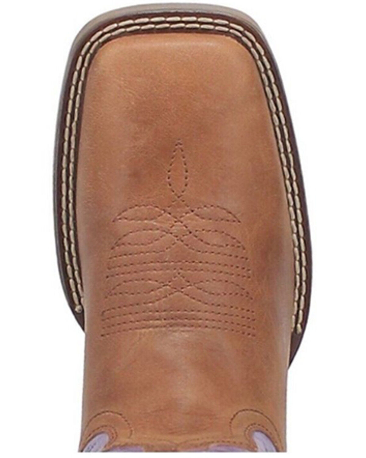 Image #6 - Laredo Women's 11" Western Boots - Broad Square Toe, Purple, hi-res