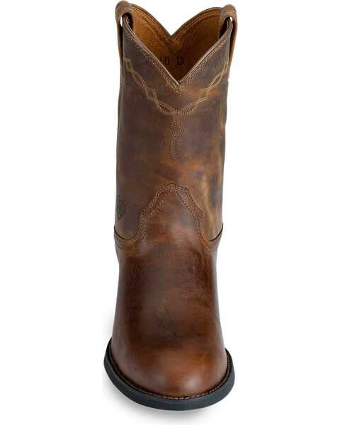 Image #4 - Ariat Men's Heritage Roper Western Boots - Round Toe, Distressed, hi-res