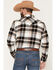 Image #4 - Cody James Men's Standard Issue Plaid Print Long Sleeve Snap Flannel Shirt, Black, hi-res