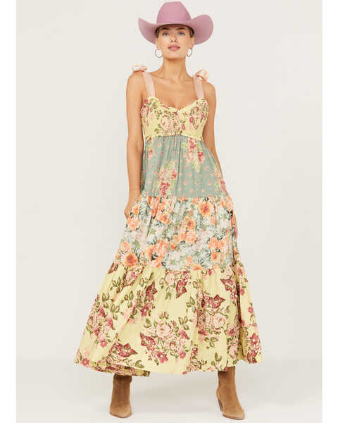 Free People Women's Bluebell Maxi Dress, Yellow, hi-res