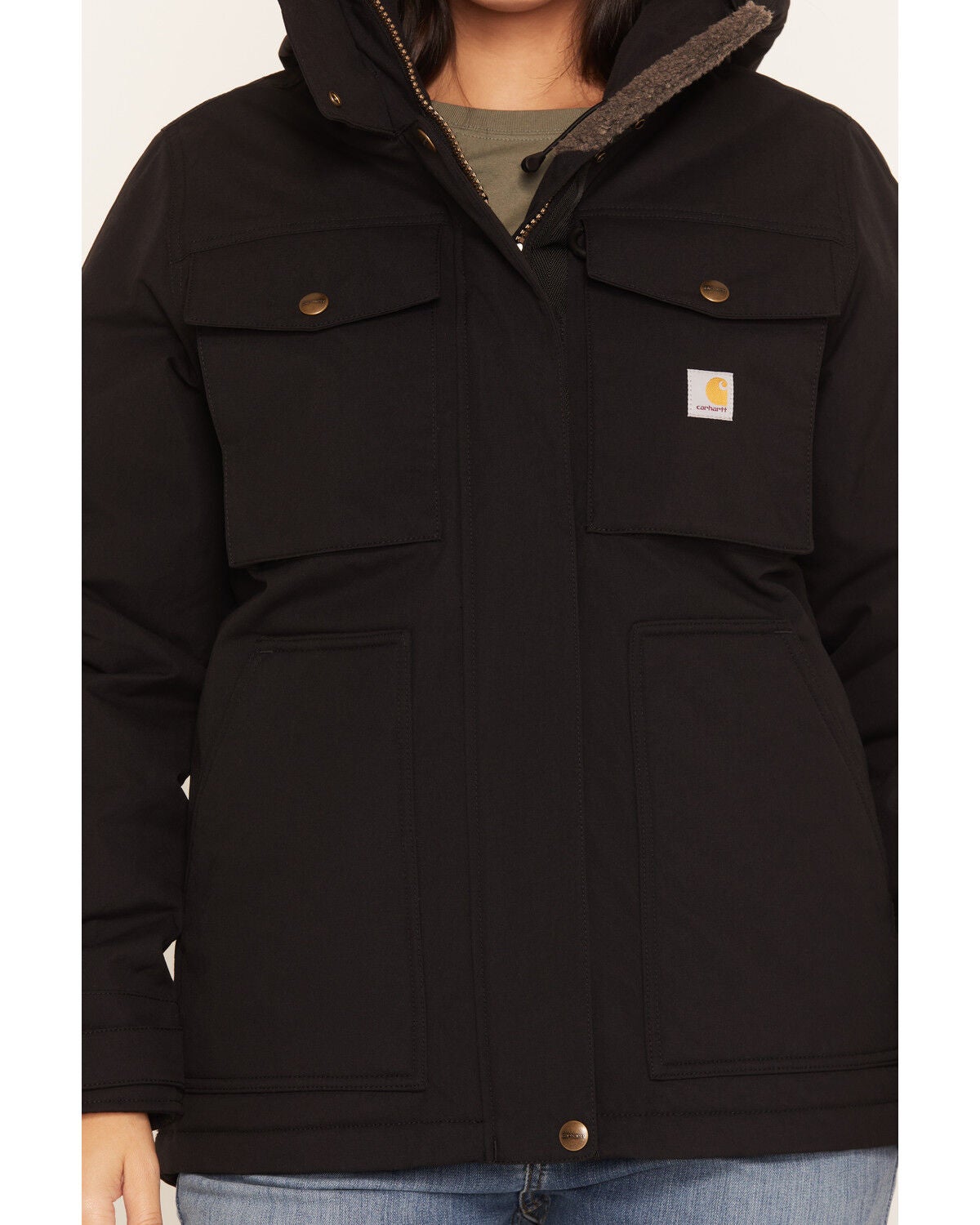 Image #3 - Carhartt Women's Great Lands Jacket, Black, hi-res