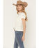 Image #2 - Shyanne Women's Icon Embroidered Short Sleeve Graphic Tee, Cream, hi-res