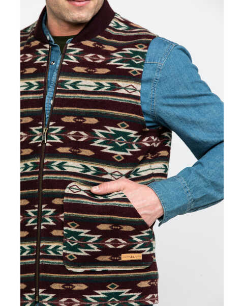 Image #4 - Powder River Outfitters Men's Southwestern Jacquard Vest , , hi-res