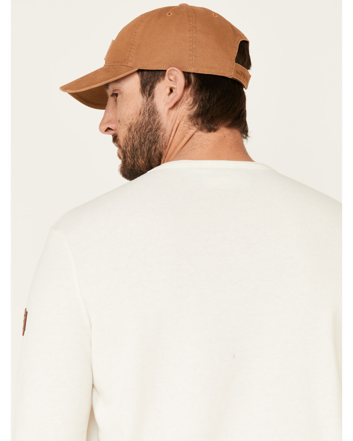 Image #5 - Wanakome Men's Orion Logo Patch Long Sleeve T-Shirt, Oatmeal, hi-res