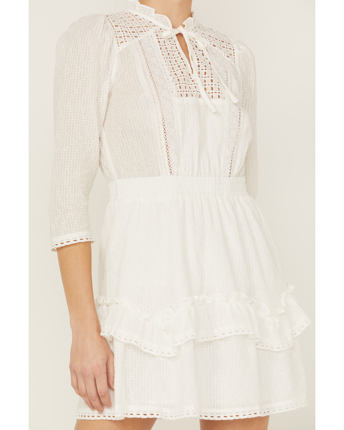 Image #2 - Heartloom Women's Kelsa Mini Dress, Ivory, hi-res