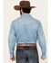 Image #4 - Cinch Men's Long Sleeve Snap Denim Shirt, Indigo, hi-res