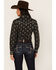 Image #4 - Roper Women's Floral Print Long Sleeve Pearl Snap Western Shirt, Black, hi-res