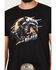 Image #3 - RANK 45&reg; Men's Bronc Lightning Short Sleeve Graphic T-Shirt, Black, hi-res