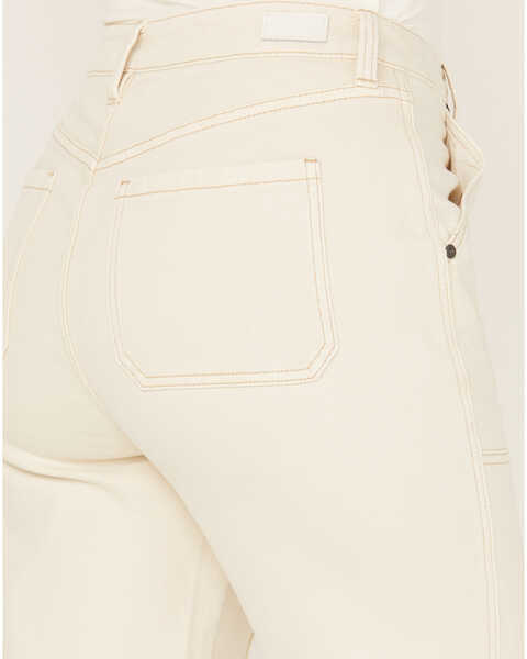 Image #4 - Cleo + Wolf Women's High Rise Relaxed Straight Jeans, Natural, hi-res