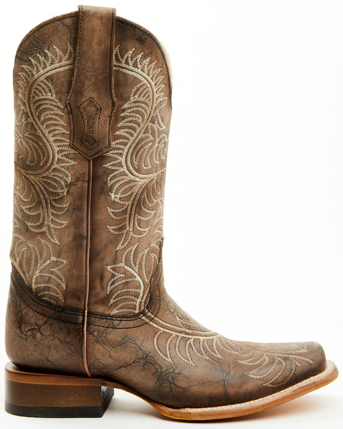 Image #2 - Corral Women's Embroidered Western Boots - Square Toe, Brown, hi-res