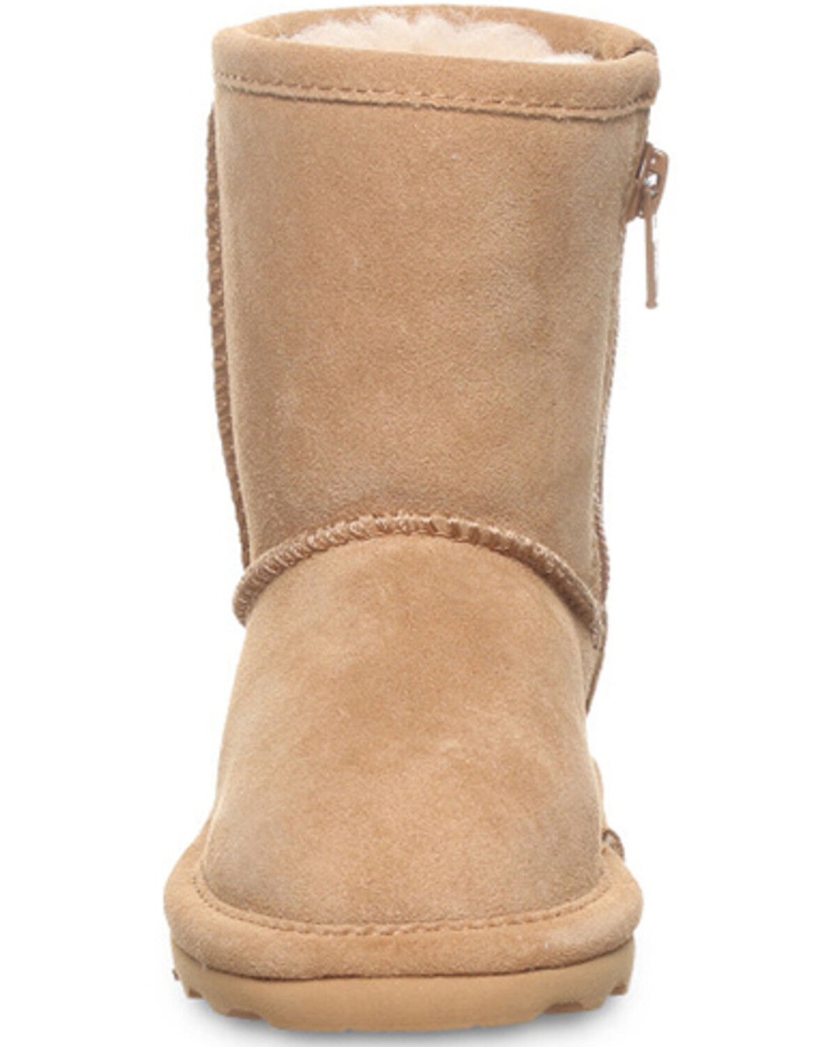 Image #4 - Bearpaw Toddler Girls' Elle Zipper Casual Boots, Brown, hi-res