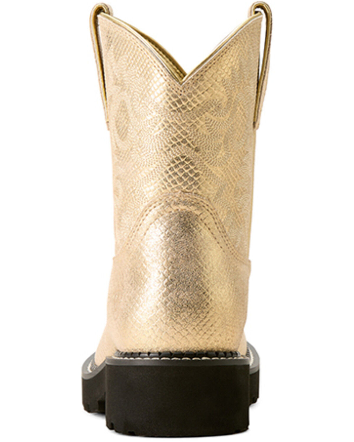 Image #3 - Ariat Women's Fatbaby Western Boots - Round Toe, Yellow, hi-res