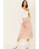HYFVE Women's Matte Satin Midi Skirt, Rose, hi-res