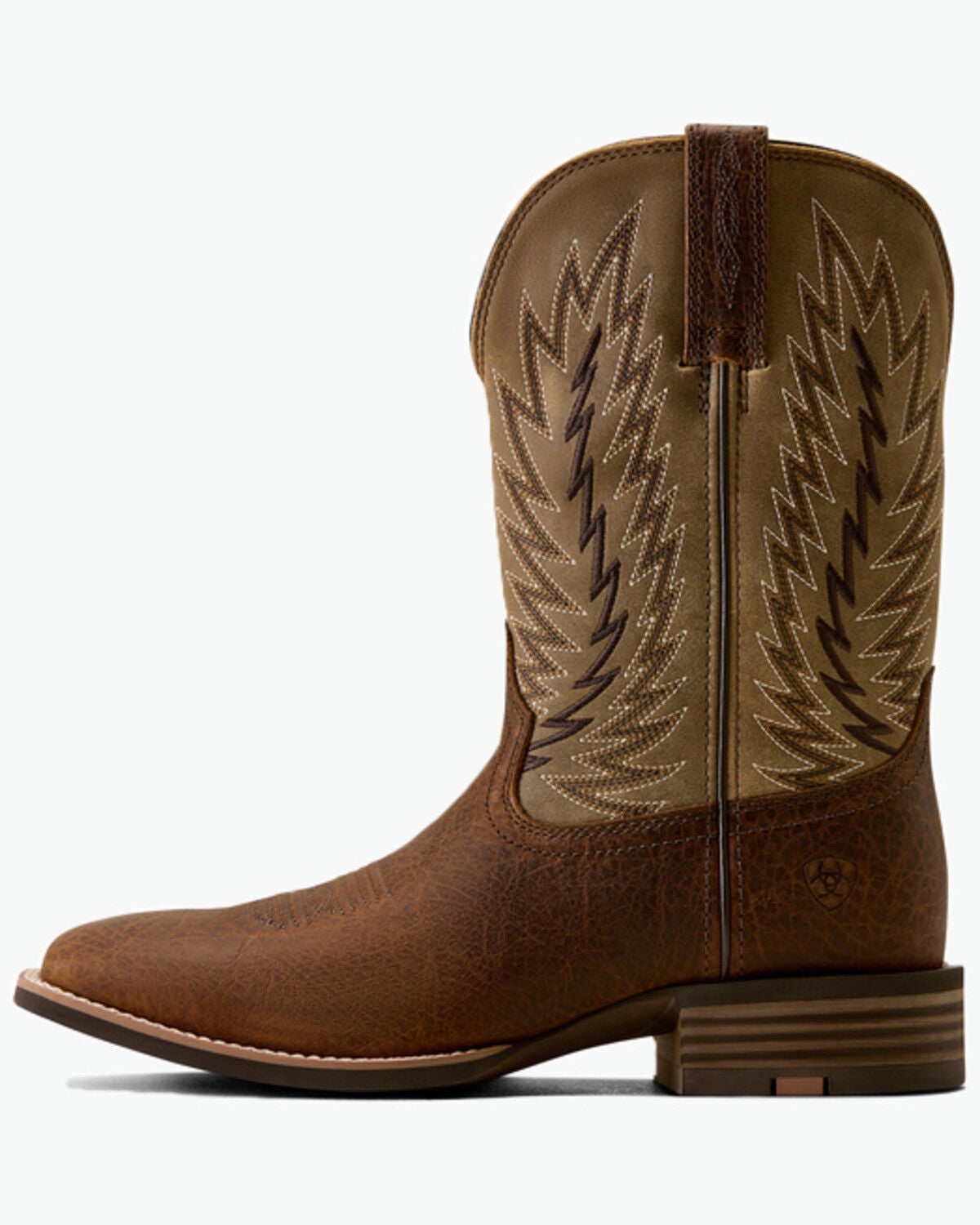 Image #2 - Ariat Men's Driggs Performance Western Boots - Broad Square Toe, Brown, hi-res