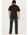 Ariat Men's Rebar M5 Durastretch Dark Wash Low Rise Straight Jeans , Denim, hi-res