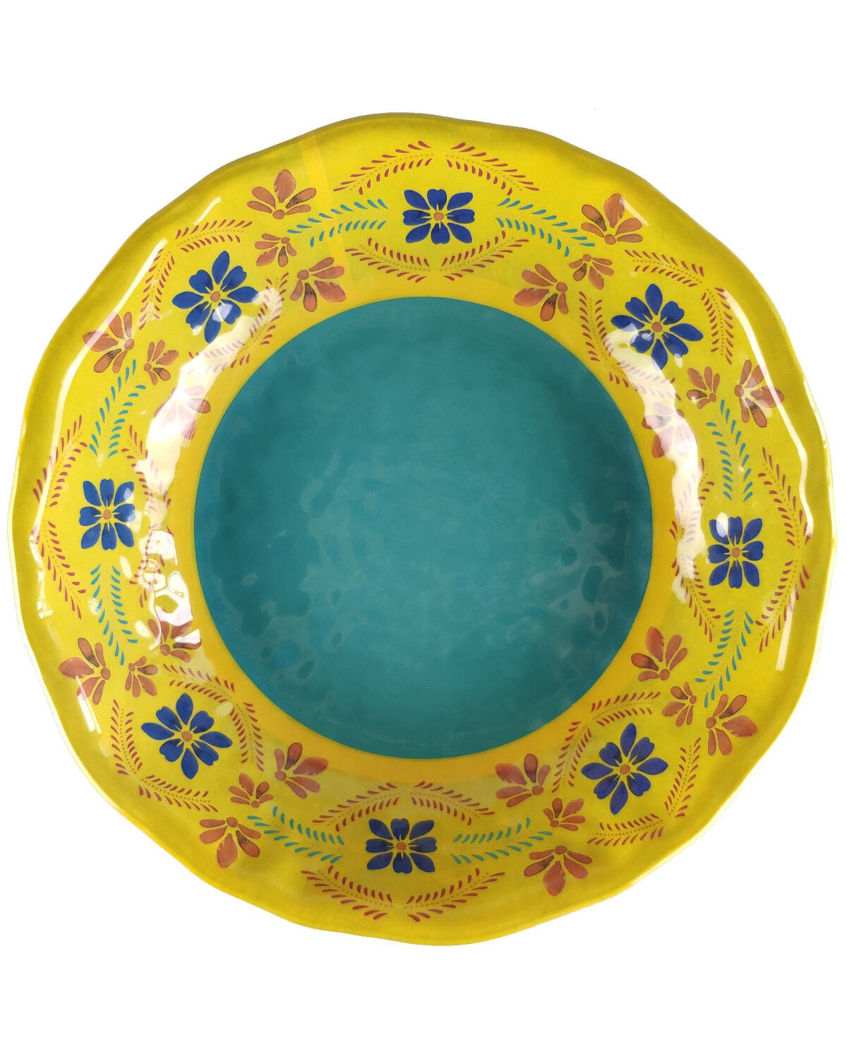 Image #1 - HiEnd Accents Bonita Melamine 1pc Collection Serving Bowl, Multi, hi-res