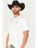 Image #3 - Hooey Men's Western Swing Short Sleeve Graphic T-Shirt, White, hi-res