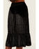 Image #4 - Shyanne Women's Velvet Skirt , Black, hi-res