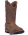 Dan Post Men's Blayde Waterproof Wellington Work Boots - Steel Toe, Saddle Tan, hi-res