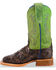 Image #3 - Horse Power Boys' Brown Filet Of Fish Print Boots - Square Toe, Brown, hi-res