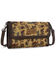 Image #1 - Wrangler Women's Vintage Cowboy Cool Print Crossbody Bag, Dark Yellow, hi-res