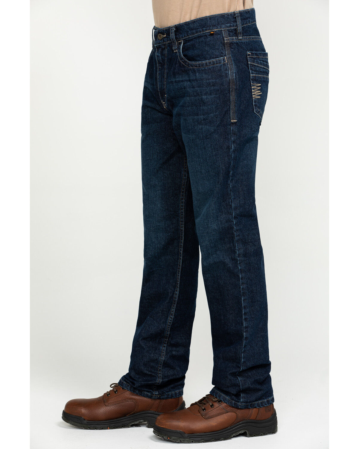Image #3 - Cody James Men's FR Millikin Slim Straight Work Jeans, Indigo, hi-res