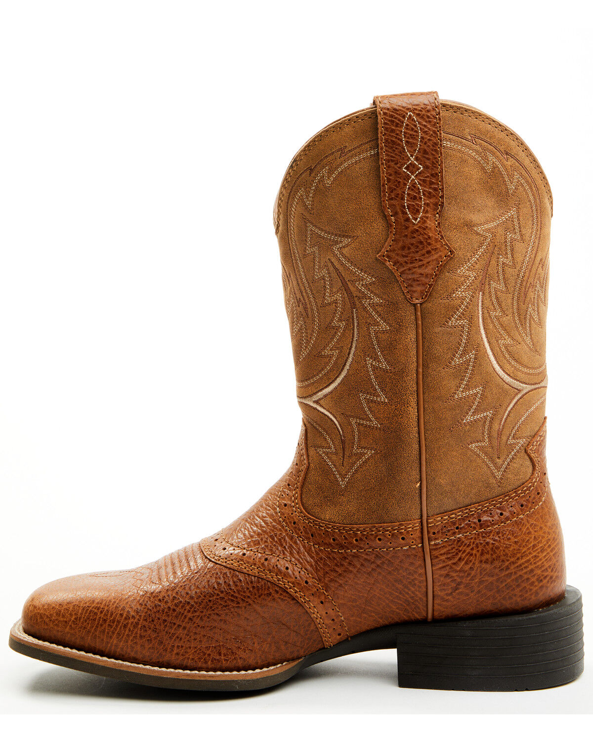 Image #3 - Cody James Men's Force Western Boots - Broad Square Toe, Brown, hi-res
