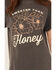 Girl Dangerous Women's Sweeter Than Honey Boyfriend Graphic Tee, Black, hi-res