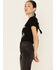 Image #4 - Bandit Brand Women's I Ain't Rich But Lord I'm Free Graphic Tee, Black, hi-res