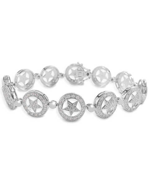 Image #1 - Kelly Herd Women's Small Star Bracelet, Silver, hi-res