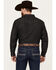 Image #4 - Kimes Ranch Men's Grimes Wash Denim Long Sleeve Pearl Snap Western Shirt, Black, hi-res