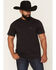 Image #1 - Cody James Men's Summit Solid Pocket Short Sleeve T-Shirt, Black, hi-res