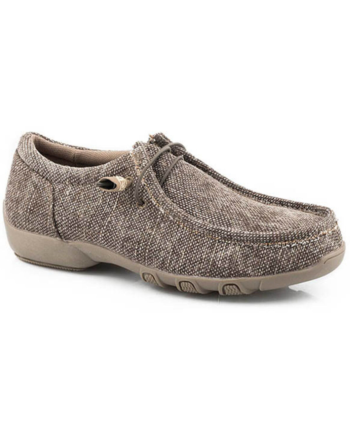 Image #1 - Roper Women's Chillin Slip-On Causal Shoes - Moc Toe, Brown, hi-res