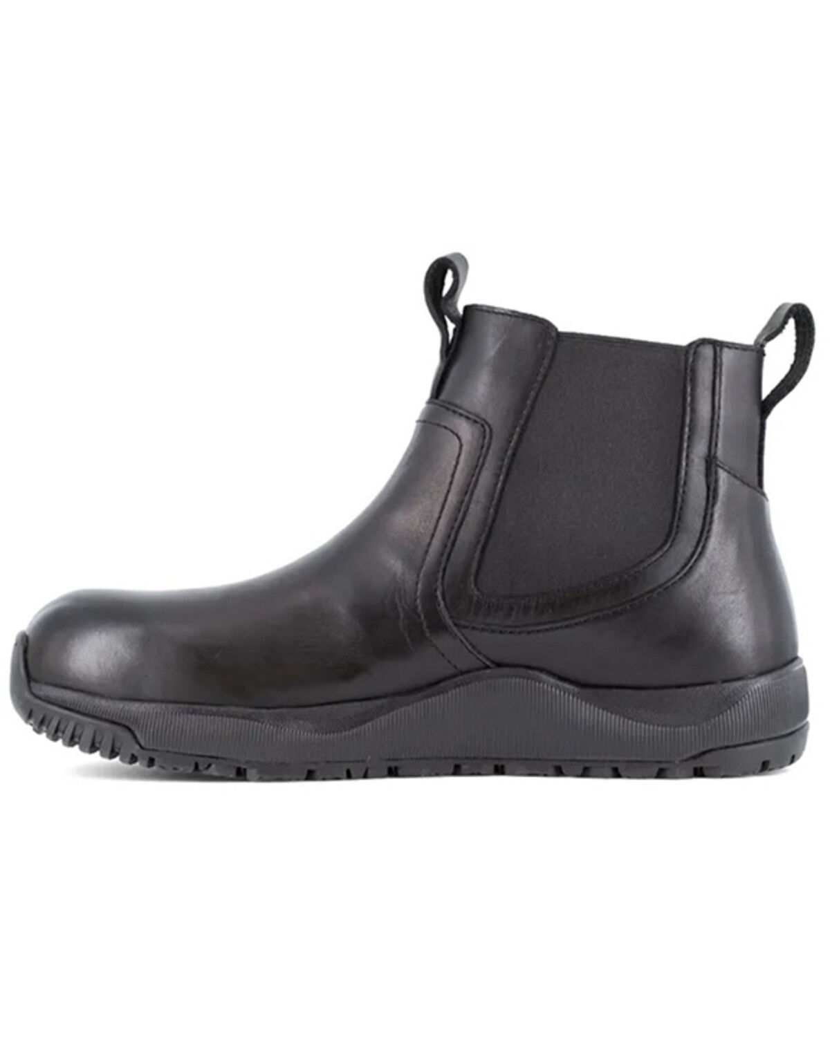 Image #3 - Volcom Men's Street Shield Slip-On Station Tactical Work Boots - Composite Toe, Black, hi-res