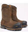 Image #1 - Timberland Pro Men's Boondock Waterproof Pull-On Work Boots - Composite Toe , Brown, hi-res