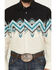 Image #3 - Panhandle Slim Men's Southwestern Border Print Long Sleeve Pearl Snap Western Shirt, Natural, hi-res