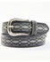 Image #1 - Shyanne Women's Embossed & Studded Leather Belt, Black/grey, hi-res