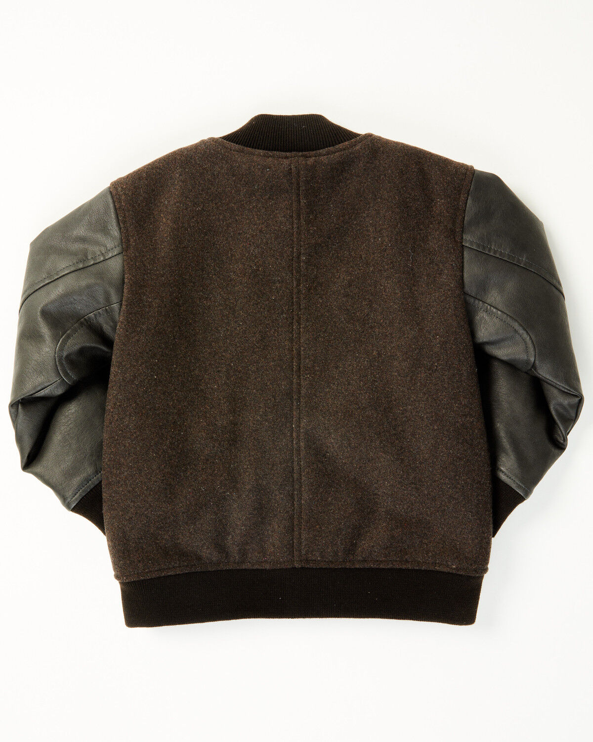 Image #3 - Cody James Toddler Boys' Brighton Varsity Jacket, Brown, hi-res
