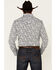 Image #4 - Moonshine Spirit Men's Ricochet Paisley Print Long Sleeve Snap Western Shirt, White, hi-res
