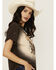 Image #2 - Shyanne Women's Nothing But Country Short Sleeve Graphic Tee, Dark Brown, hi-res