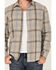 Image #3 - Brothers and Sons Men's Johnson Plaid Print Long Sleeve Button-Down Western Shirt, Medium Grey, hi-res