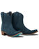 Image #1 - Lane Women's Emma Jane Suede Western Booties - Snip Toe, Navy, hi-res