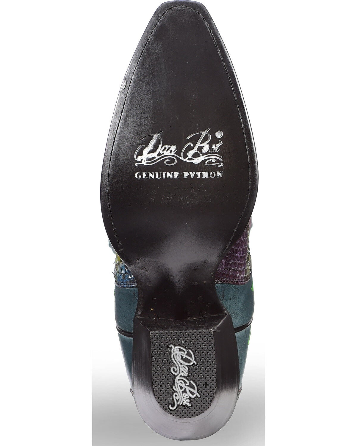 Image #5 - Dan Post Women's Painted Belly Python Triad Cowgirl Boots - Snip Toe, , hi-res