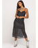 Image #1 - Band of the Free Women's Black Dot Slip Midi Dress, , hi-res