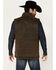 Cody James Men's Oil Slick Snap Vest - Tall , Brown, hi-res