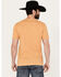 Image #4 - Wrangler Men's Boot Barn Exclusive Americana Logo Short Sleeve Graphic T-Shirt, Tan, hi-res