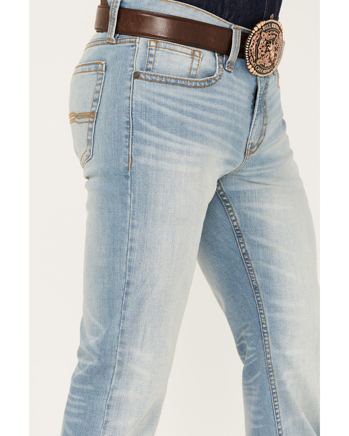 Image #2 - Cody James Men's Jackson Slim Straight Stretch Denim Jeans, Light Wash, hi-res